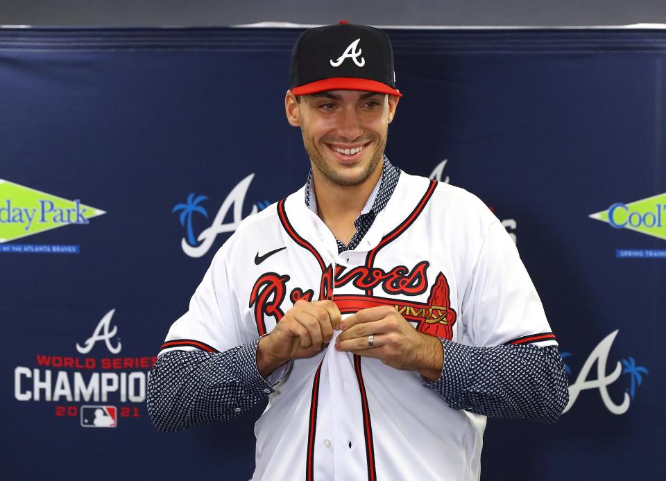 Recent trades by the Oakland A's included a deal that makes slugger Matt Olson the Atlanta Braves' new first baseman.