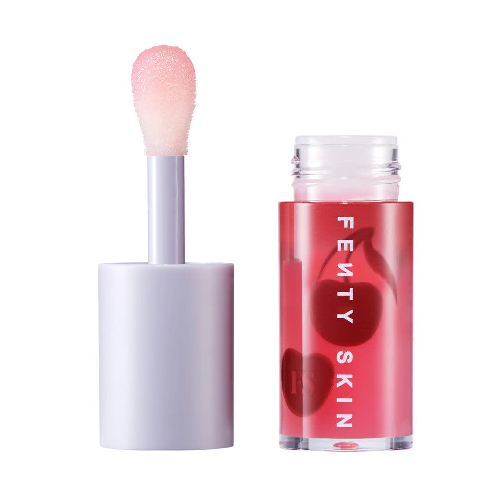 <p><a href="https://go.redirectingat.com?id=74968X1596630&url=https%3A%2F%2Fwww.sephora.com%2Fproduct%2Fcherry-treat-conditioning-lip-oil-P500307&sref=https%3A%2F%2Fwww.cosmopolitan.com%2Fstyle-beauty%2Fbeauty%2Fg44283817%2Fdior-lip-oil-dupes%2F" rel="nofollow noopener" target="_blank" data-ylk="slk:Shop Now;elm:context_link;itc:0;sec:content-canvas" class="link rapid-noclick-resp">Shop Now</a></p><p>Cherry Treat Conditioning + Strengthening Lip Oil</p><p>$24.00</p><p>sephora.com</p><span class="copyright">Fenty Skin</span>