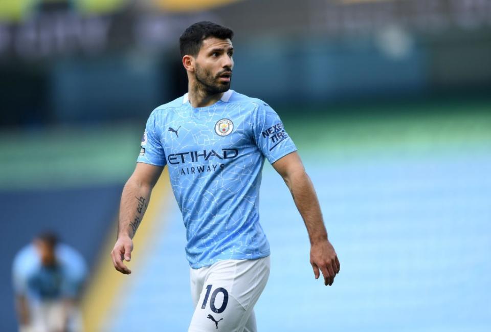 <p>Aguero will be looking for a new club next season</p> (Getty Images)