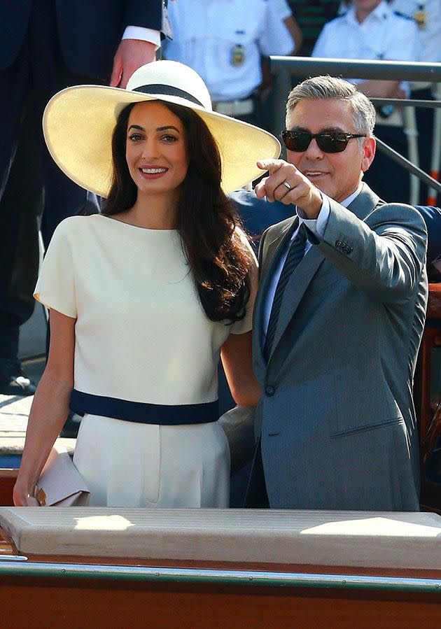 The couple first wed in 2014 during a romantic Venice wedding ceremony. Source: Getty