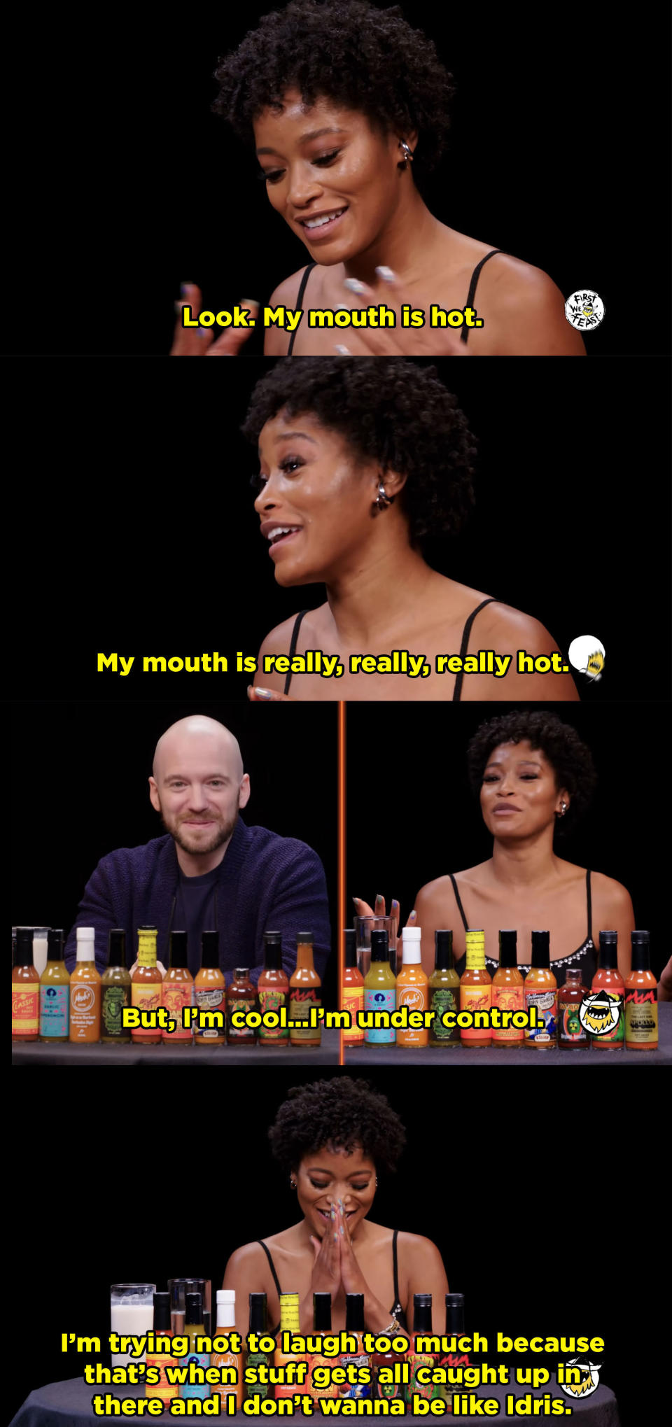 Keke Palmer on "Hot Ones"