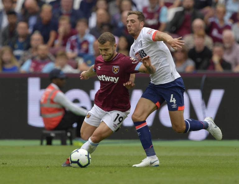 'Devastated' West Ham haven't had time to gel, admits Jack Wilshere after Bournemouth defeat