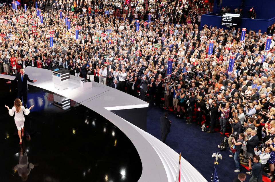 Melania Trump in the convention spotlight