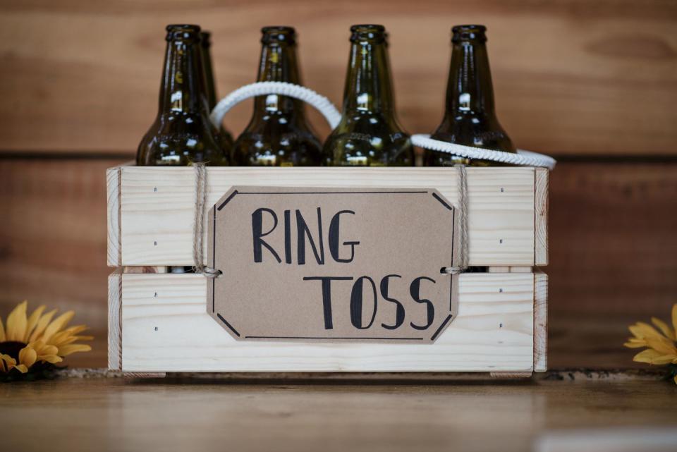 DIY Engagement Ring Toss Game