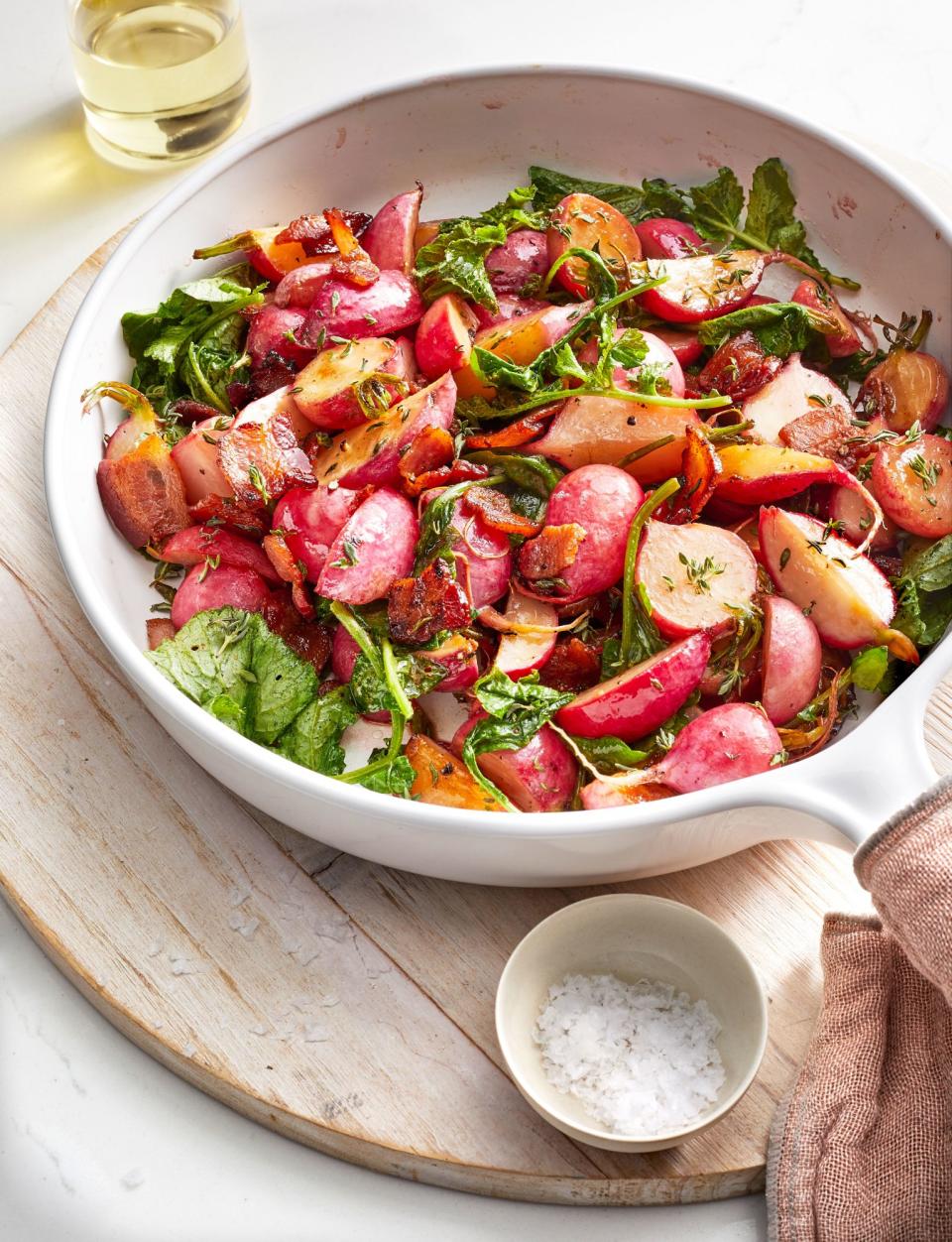 Sautéed Radishes with Bacon