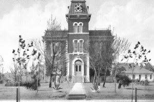 Denison's Educational Institute was the first free, graded public school in the state of Texas.