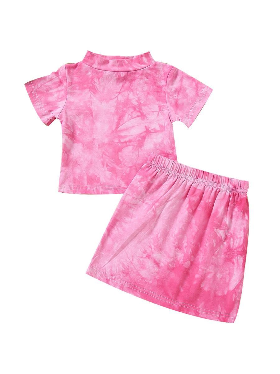 Tie Dye Skirt Set