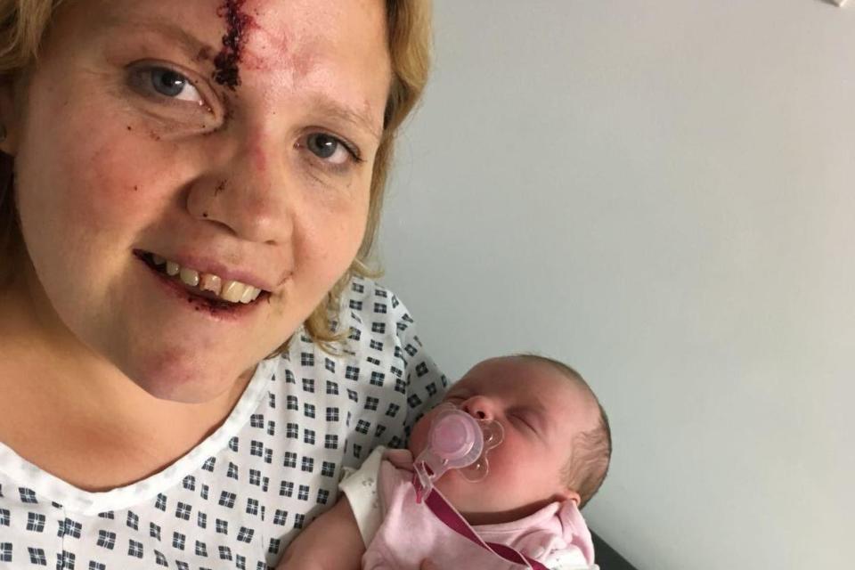 Clare O'Neill reunited with her baby Eliza: West Midlands Police