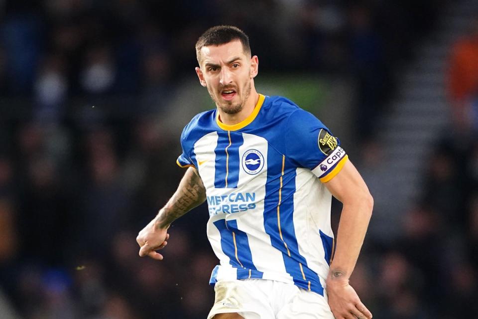 Brighton captain Lewis Dunk (Zac Goodwin/PA) (PA Wire)