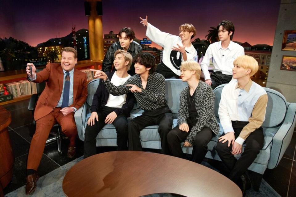 James Corden and BTS | Terence Patrick/CBS