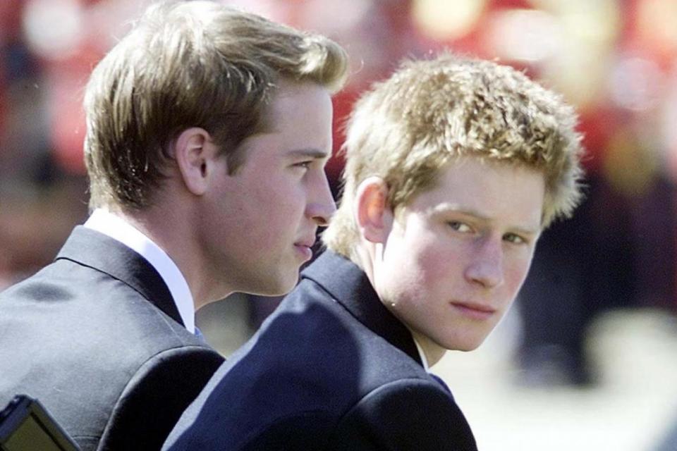 Prince William and Prince Harry attending the Trooping of the Colour ceremony. (PA Wire/PA Images)
