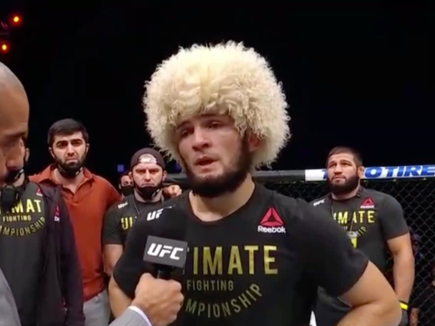 Khabib announced his retirement (ESPN)