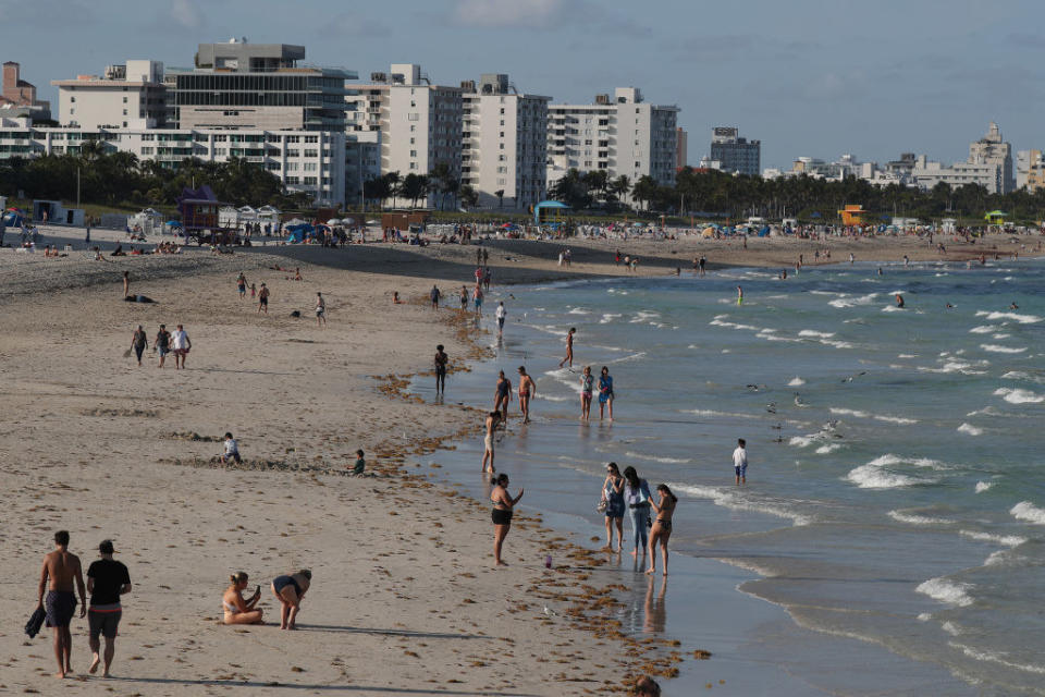 muggy Miami beach