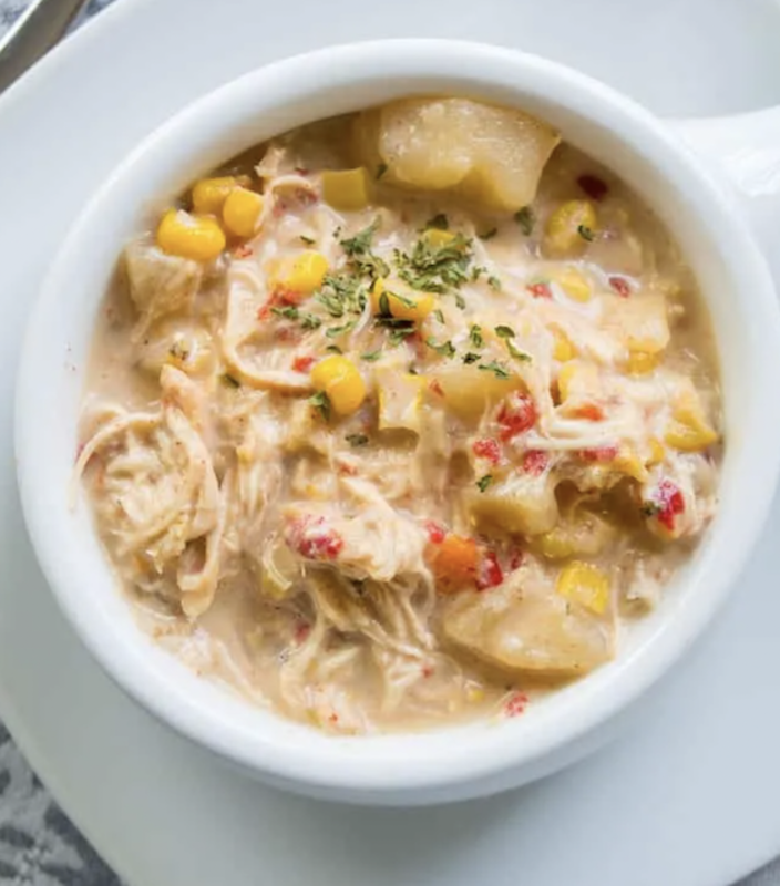 <p>Blackberry Babe</p><p>Just when you thought you couldn't love crab anymore, along comes this soup recipe.</p><p><strong>Get the Recipe: <a href="https://blackberrybabe.com/2018/01/10/crab-and-corn-chowder" rel="nofollow noopener" target="_blank" data-ylk="slk:Crock Pot Crab and Corn Chowder;elm:context_link;itc:0;sec:content-canvas" class="link ">Crock Pot Crab and Corn Chowder</a></strong></p>