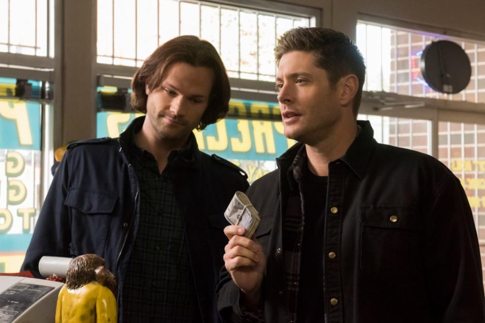 Jared Padalecki as Sam and Jensen Ackles as Dean in a 2019 episode of “Supernatural.” Dean Buscher/The CW