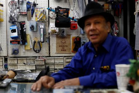 Manny Silva is pictured inside his bike shop which specializes in customized low rider bicycles, in Compton, California U.S., June 1, 2016. Picture taken June 1, 2016. REUTERS/Mario Anzuoni
