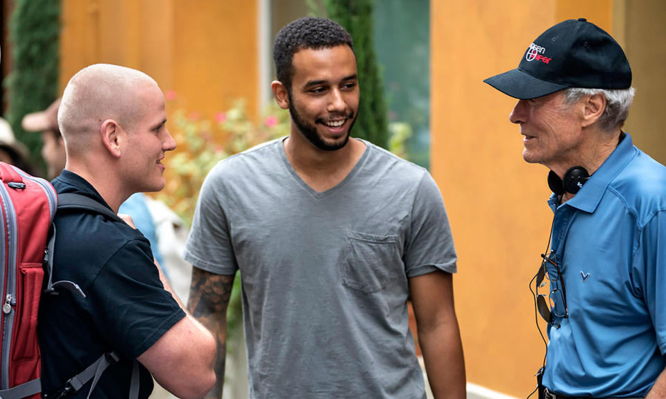 <p>Clint Eastwood’s real-life thriller is taking a new approach at recreating the famous Paris terrorist threat by casting the actual veterans involved. Anthony Sadler, Alek Skarlatos, and Spencer Stone are all playing themselves Eastwood’s dramatised account of the 2015 incident, based on the book they also wrote. Wonder if they sing the theme tune too? </p>