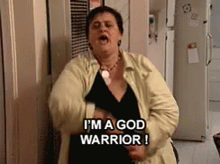 "I'm a God Warrior!"