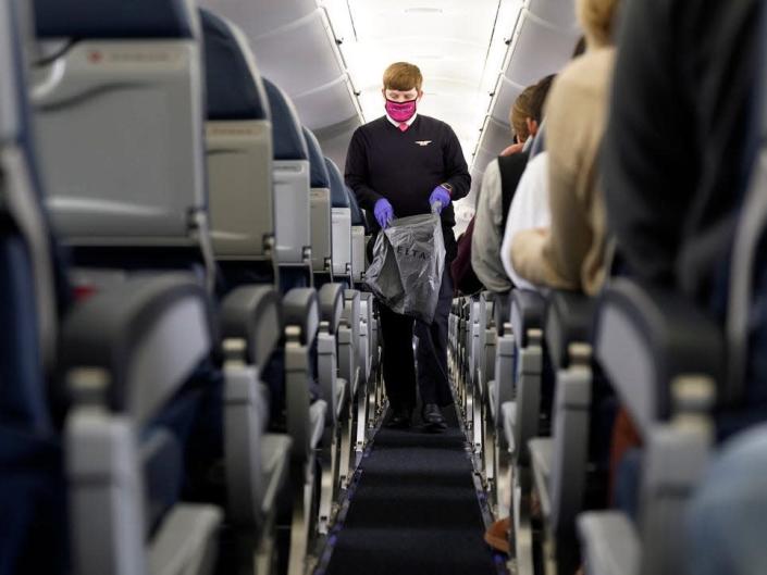 Delta flight attendant.