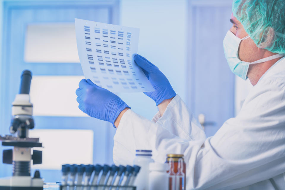 Scientist analysing DNA sequence in the modern laboratory. (Getty Images)