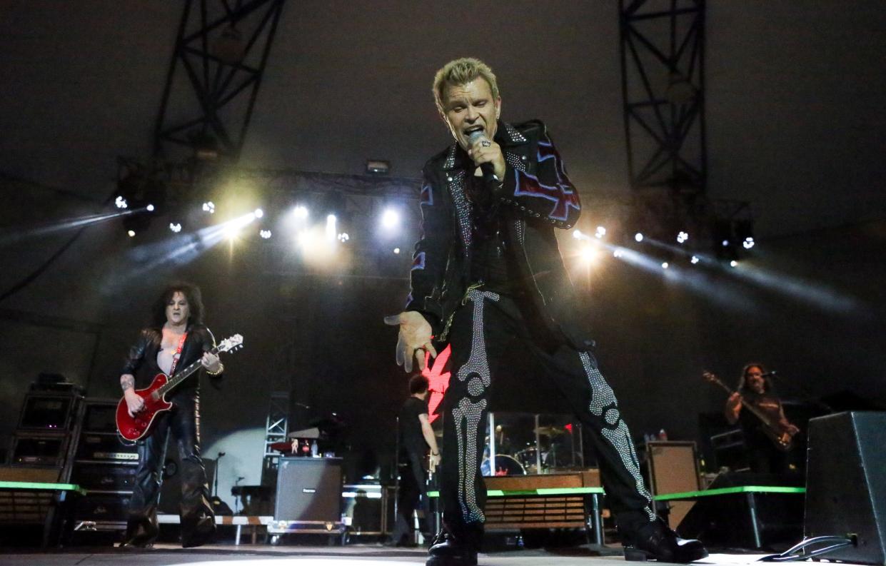 Billy Idol is scheduled to perform Sept. 2 at the Budweiser Events Center in Loveland.