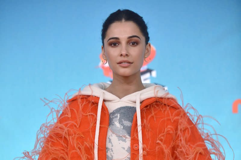 Naomi Scott attends the 2019 Nickelodeon Kids' Choice Awards. File photo by Chris Chew/UPI