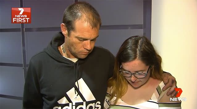 The Uffelmanns returned home to lean their dog had been put down. Source: 7 News