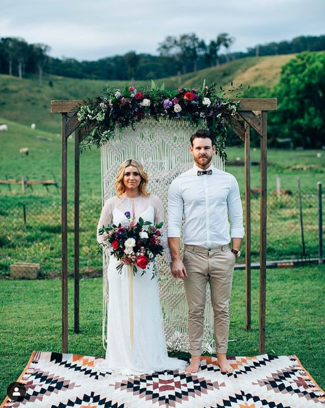 Bachelorette star Carlin on his wedding day in 2006. Photo: Figtree Wedding Photography (@figtreepictures) via Instagram/cocoandconfetti.