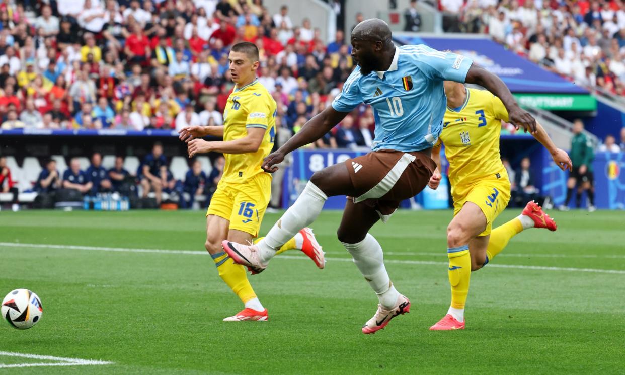 <span>Romelu Lukaku has been a symbol of Belgium fans’ frustration, but he was actually the group stage’s most dangerous striker.</span><span>Photograph: Catherine Steenkeste/Getty Images</span>