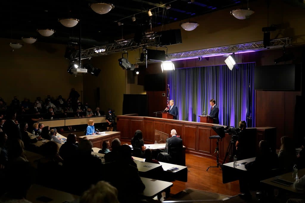 Virginia Governor Debate (Copyright 2021 The Associated Press. All rights reserved)
