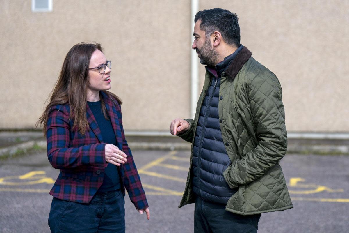 Kate Forbes has said she will stand behind Humza Yousaf in a confidence vote <i>(Image: PA)</i>