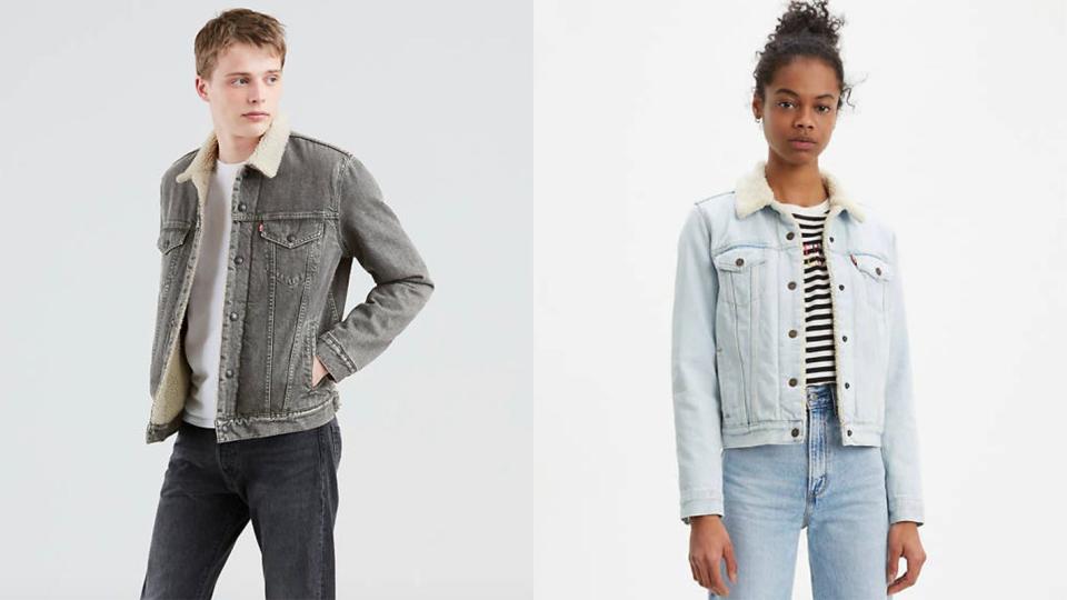 These sherpa-lined trucker jackets will be great for next fall.
