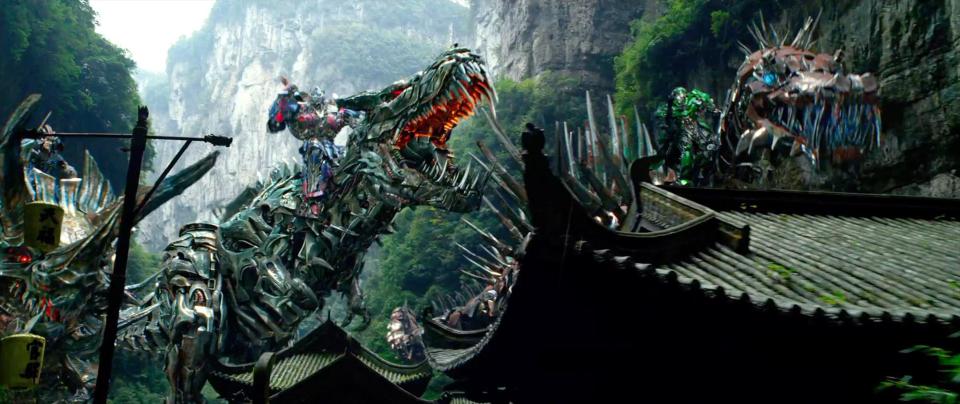 Dinobots in Transformers: Age of Extinction