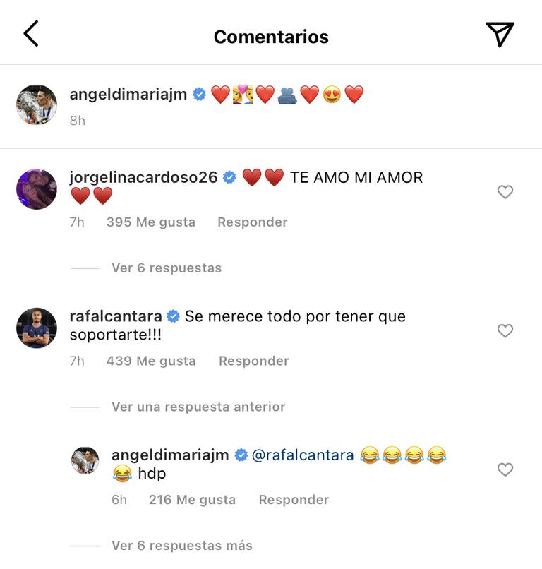 El comentario de Rafa Alcantara que hizo reír a Di María