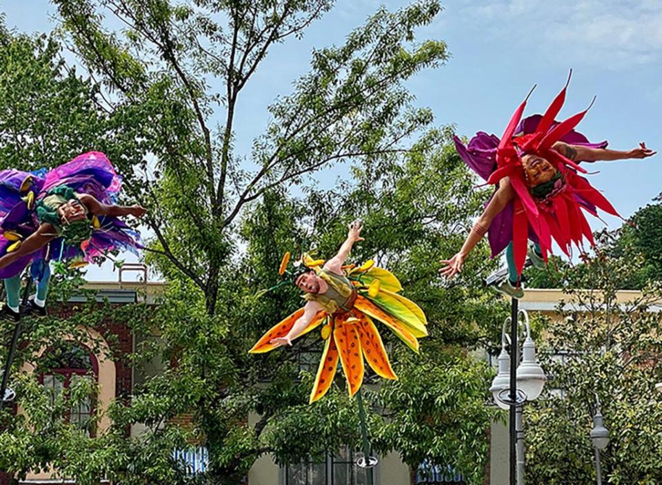 Sway "Bloom!" takes over Cowles Commons this weekend.