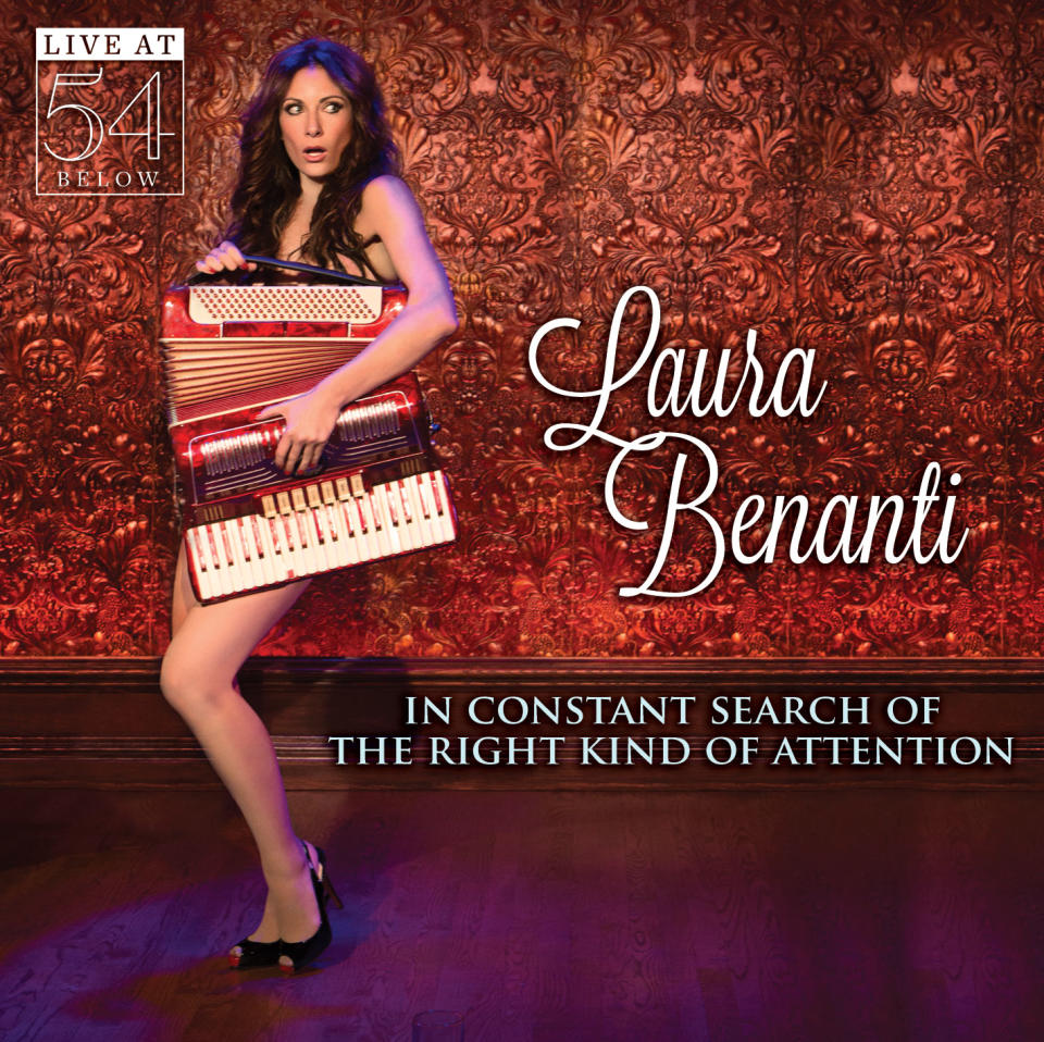 This CD cover image released by Broadway Records shows "In Constant Search of The Right Kind of Attention," by Laura Benanti. (AP Photo/Broadway Records)