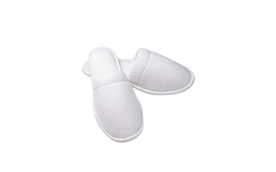 Boca Terry Closet-Toe Slippers