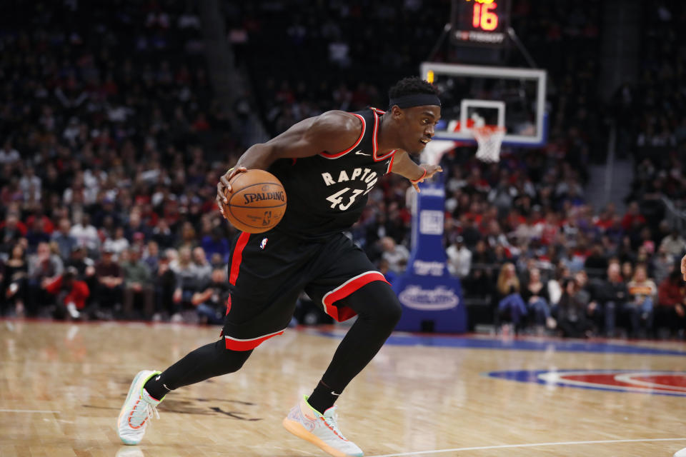 Pascal Siakam。（AP Photo/Carlos Osorio）