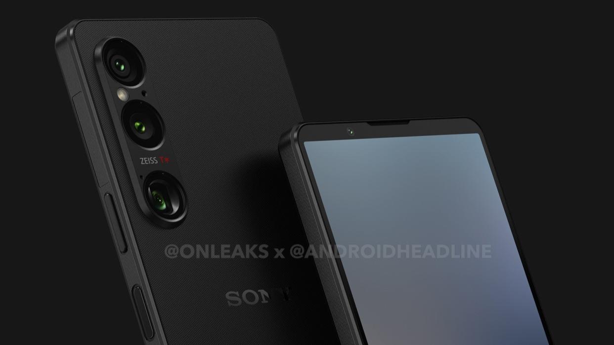  Sony Xperia 1 VI renders in black. 