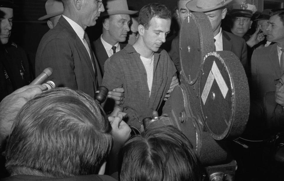 reporters questioning lee harvey oswald