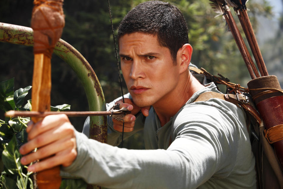 This image released by NBC shows JD Pardo as Nate from the new series "Revolution," premiering Sept. 17 at 10 p.m. EST on NBC. (AP Photo/NBC, Trae Patton)