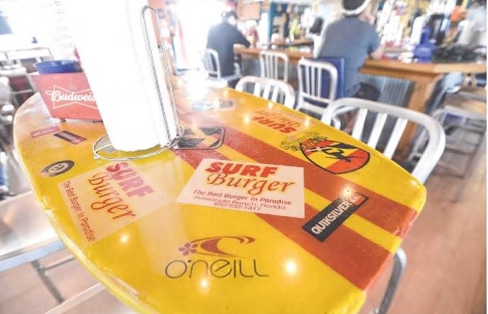 The popular Pensacola Beach burger joint Surf Burger had a 10-year run before closing its doors in 2014.