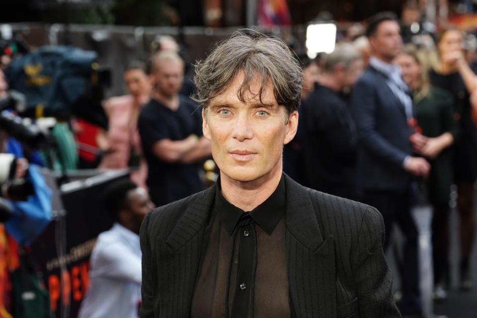Cillian Murphy is highly tipped for his role in Oppenheimer (PA Archive)