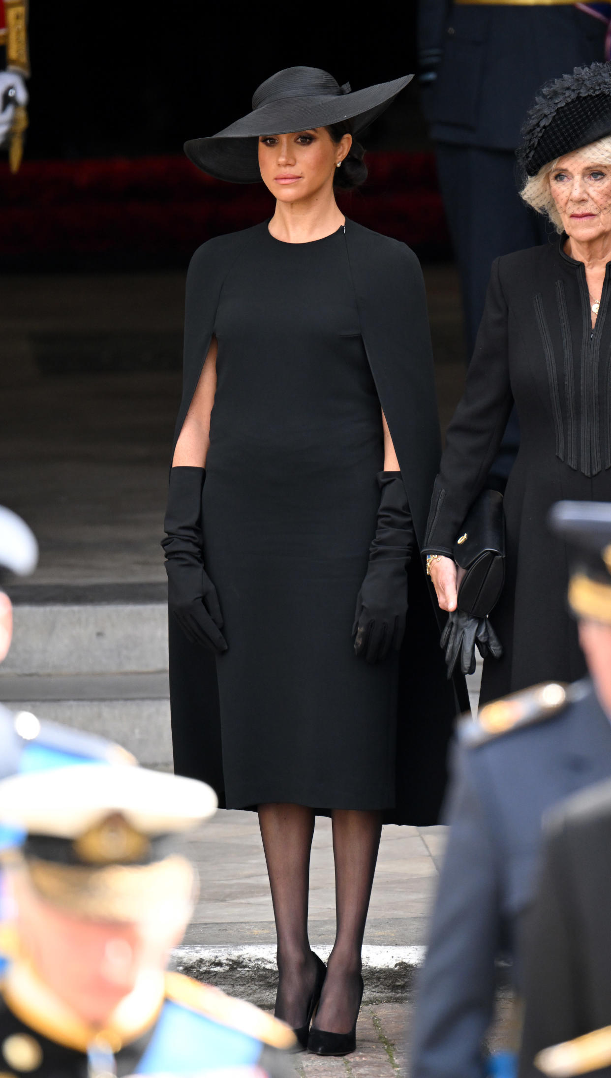 Meghan, Duchess of Sussex at the State Funeral of Queen Elizabeth II on September 19, 2022. (Getty Images)