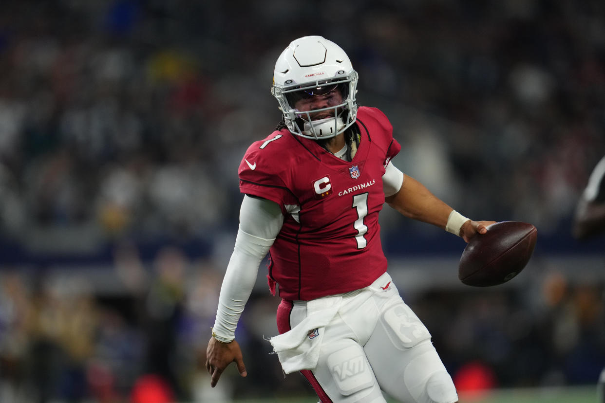 Kyler Murray #1 of the Arizona Cardinals is a fantasy star