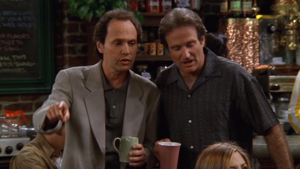 Billy Crystal and Robin Williams, “The One with the Ultimate Fighting Champion” (Season 3, Episode 24)