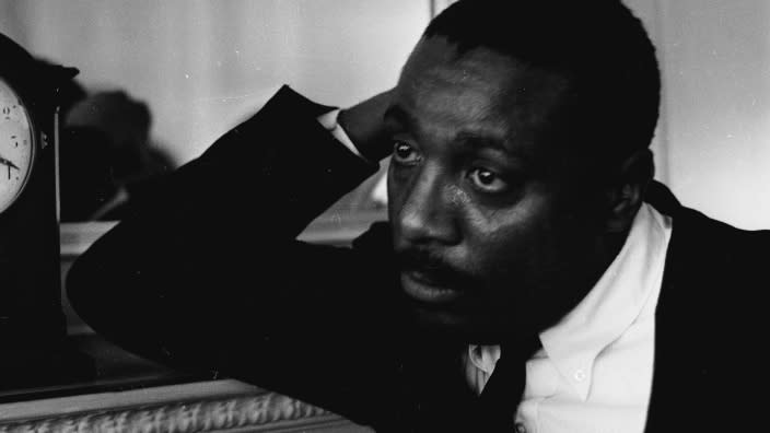 American comedian and political activist Dick Gregory, shown in March 1965, was the first black comedian to perform for white audiences. (Photo: Harry Dempster/Express/Getty Images)