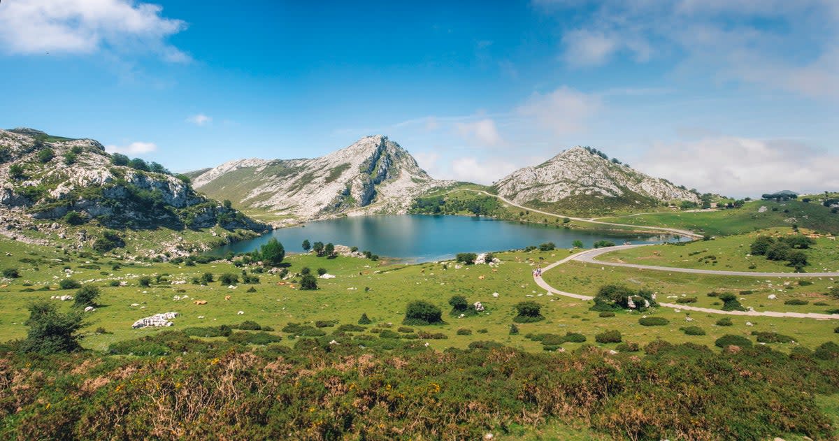 The Picos de Europa range lies around two hours from the coast (Getty Images)