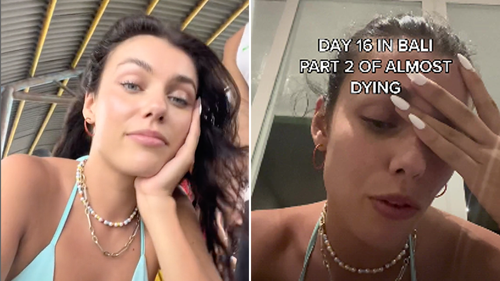 An Australian spoke out after a horrific boat ride from the Gili Islands to Bali. Source: TikTok/sarahsaidsmith