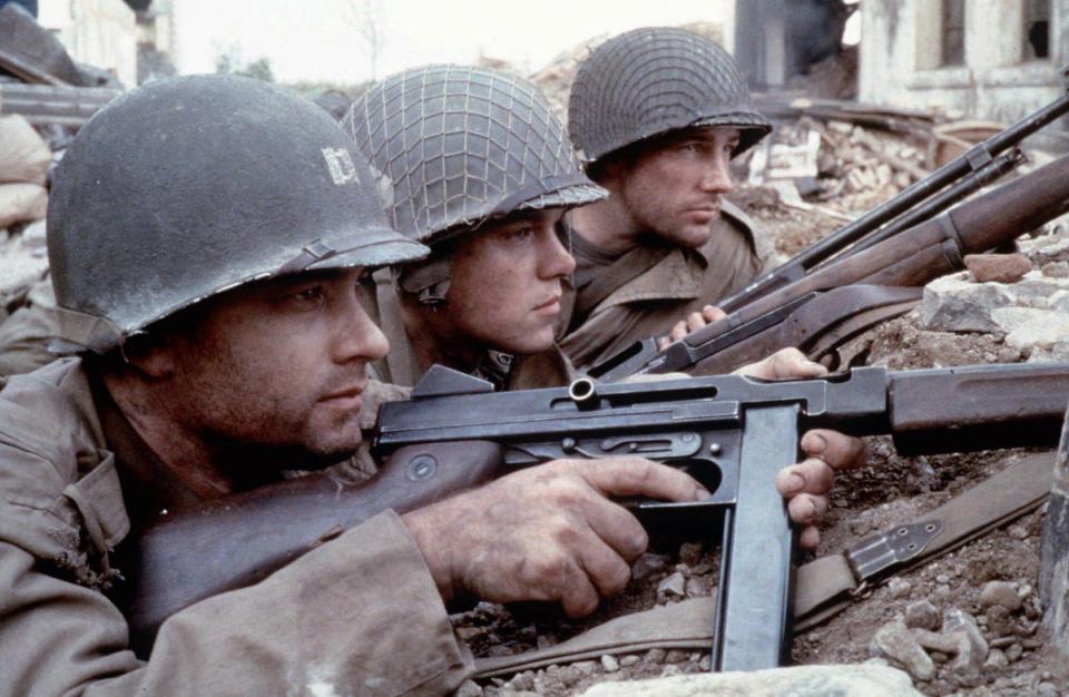 A scene from "Saving Private Ryan"